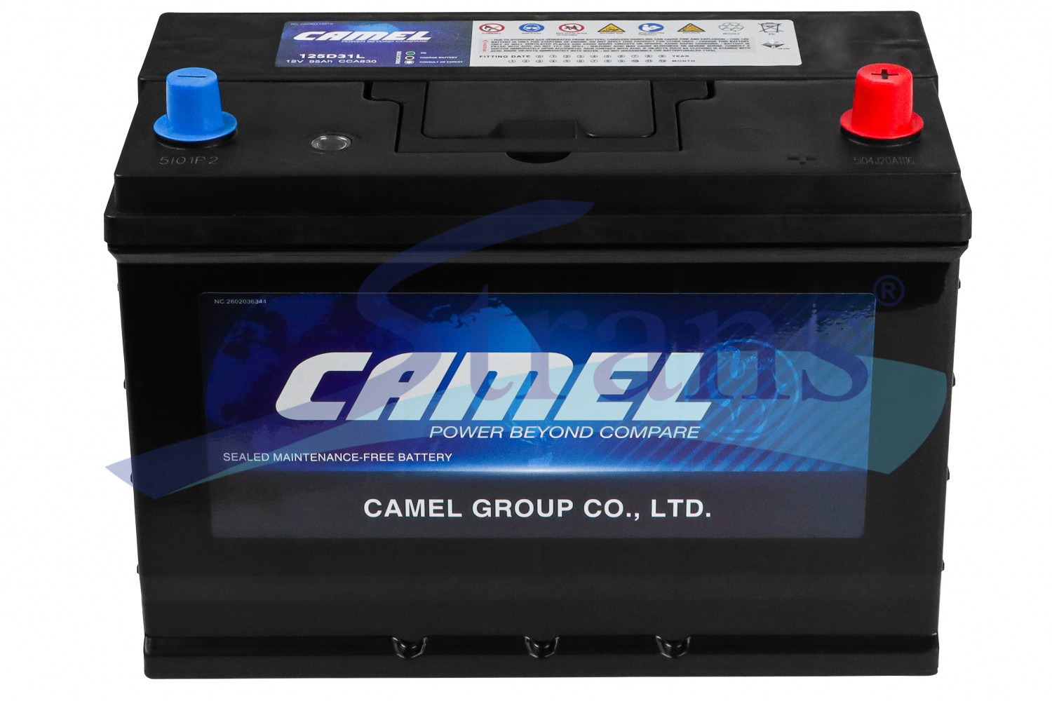Акумулятор Camel 12V 95Ah 830A R+ 305*171*225Mm 125D31L купити в